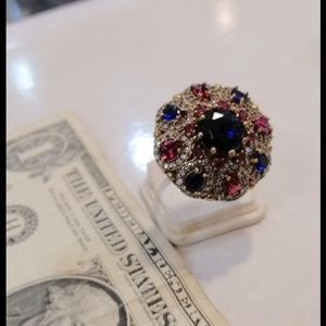 Turkish Handmade Jewelry. Sterling Silver and Bronze. Fusion of Victorian. Ring!